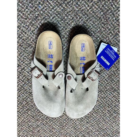 Birkenstock Other - Birkenstock Boston BS Taupe Narrow Fit Womens 9 (US), Mens 7 (US), New